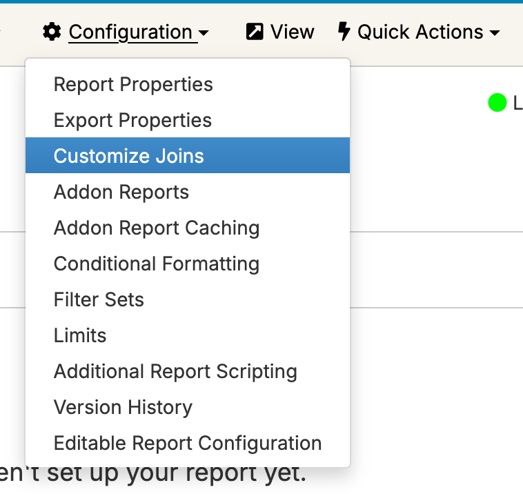 Customizing Joins for Addon