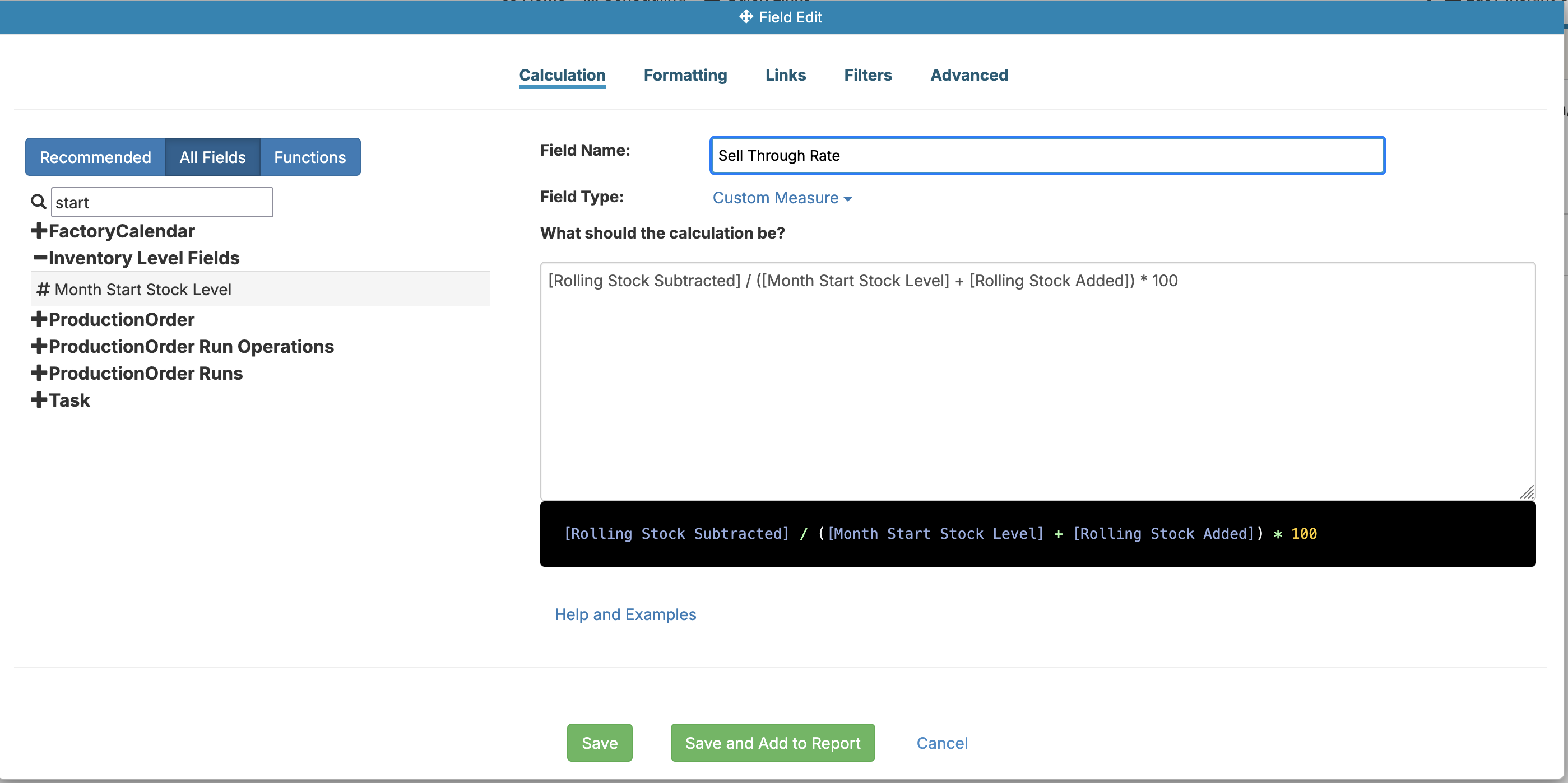 Conditional Formatting Chart
